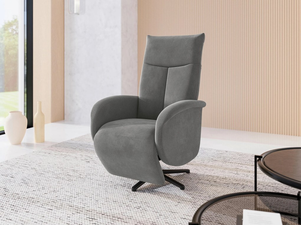 XXXLutz RELAXAČNÉ KRESLO, textil, sivá Sit & More - Online Only obývacie izby - 0001440258J3