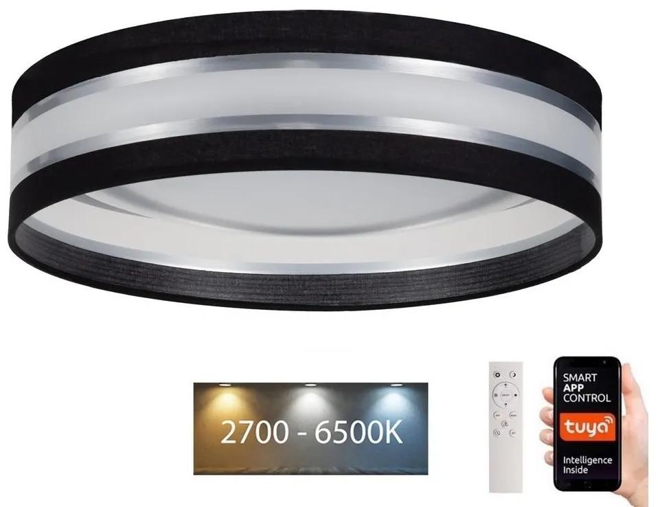 Belis LED Stmievateľné stropné svietidlo SMART CORAL LED/24W/230V Wi-Fi Tuya čierna + DO BE0874