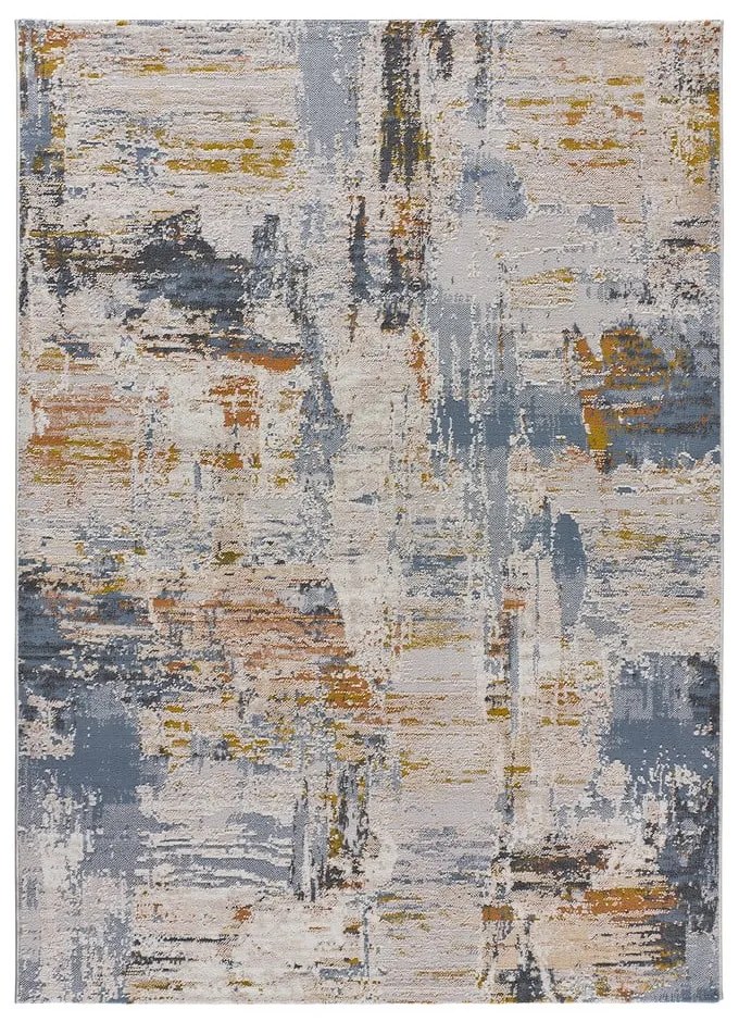 Modrý/béžový koberec 115x170 cm Springs – Universal