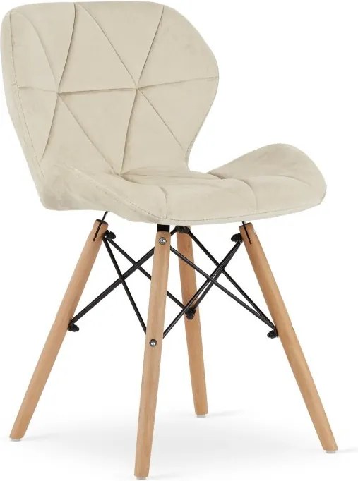 Zamatové kreslo LAGO - hnedé Farba: Šedá