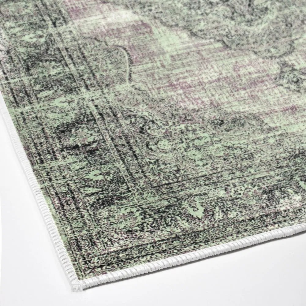 Zeleno-sivé kúpeľňové predložky v súprave 2 ks 60x100 cm – Foutastic