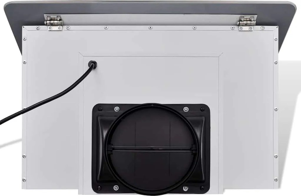 Digestor tvrdené sklo biely 600 mm