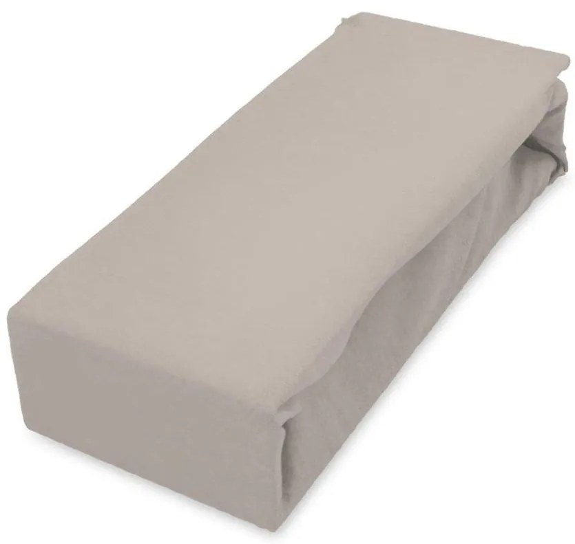 Plachta jersey s gumičkou 200x220 sivá