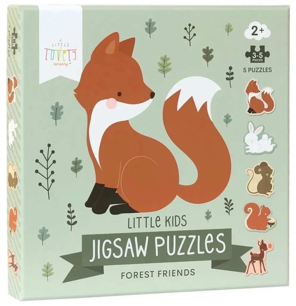 A Little Lovely Company Detské puzzle Forest Friends