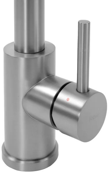 REA-B0417 - Drezová batéria s vysúvateľnou sprškou COLIN, 42,5 cm, nikel