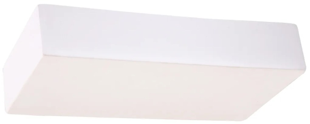 Nástenné svietidlo Taugan, 1x biele keramické tienidlo