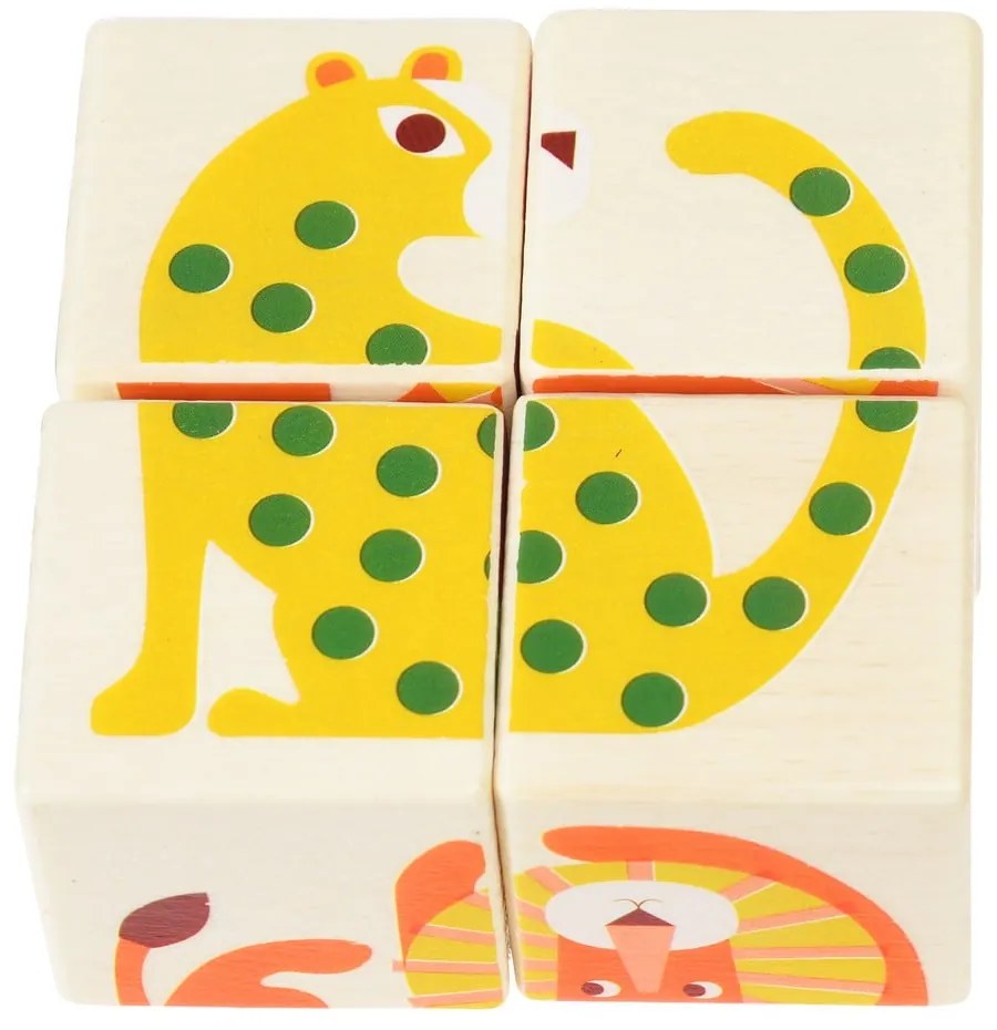 Drevené kocky Wild Wonders – Rex London