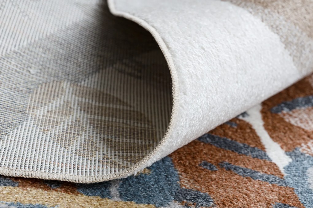 Koberec BONO 8426 kruh, krémový, Džungľa