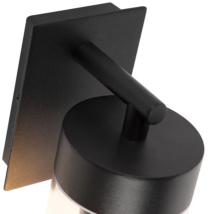 Inteligentná moderná vonkajšia nástenná lampa čierna vrátane wifi ST64 - Rullo