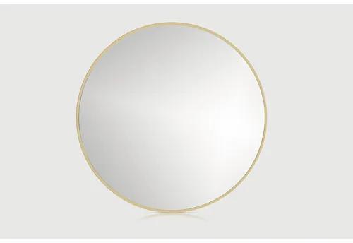 Zrkadlo do kúpeľne Cordia priemer 80 cm zlatý ram