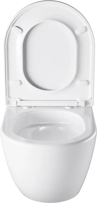 BPS-koupelny Závesná WC misa so SoftClose sedadlom HYD-4668, biela