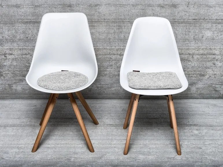 Magma Podložka na sedenie Avaro, 4 kusy (okrúhly, sivá)  (100247989)