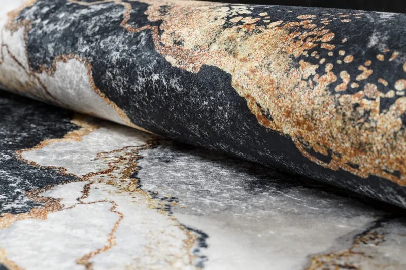Kusový koberec ANDRE Marble 1124, 160x220, čiernobiela, chodba / predsieň, Dywany Łuszczów