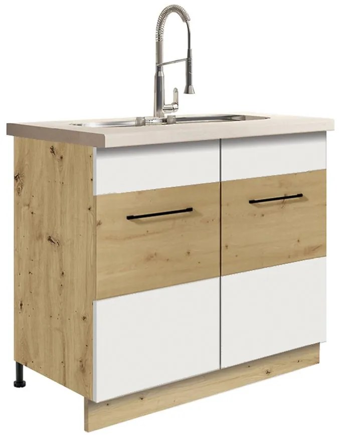 Skrinka do kuchyne Infinity 13D WHITE ARTISAN