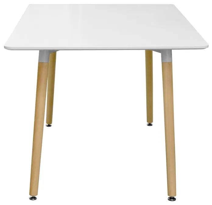 IDEA nábytok Jedálenský stôl 140x90 UNO biely