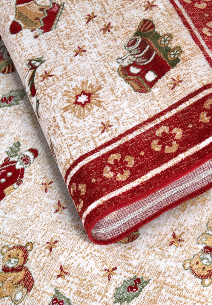 Villeroy & Boch, Kusový koberec Villeroy & Boch Toy's delight so strihaným vlasom 106217 Red, Multicolor, 160x230, červená, obývacia izba