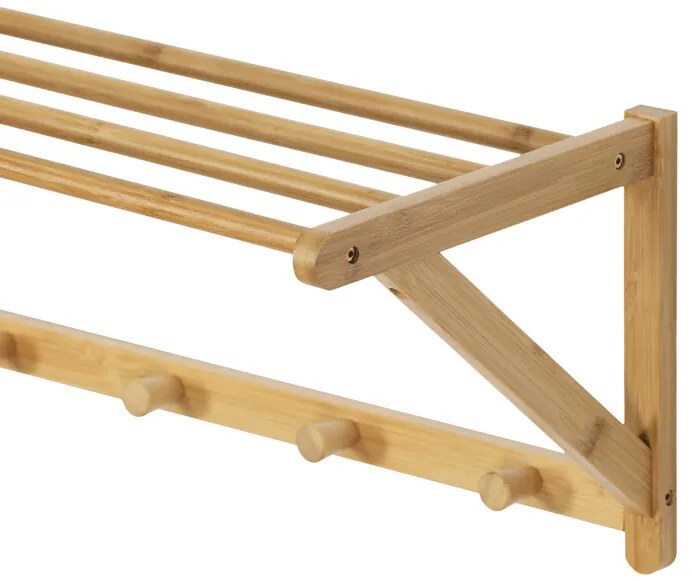 Autronic BONTEC Vešiak, bambus, prírodný, DR-B004 NAT Farba: Prírodné