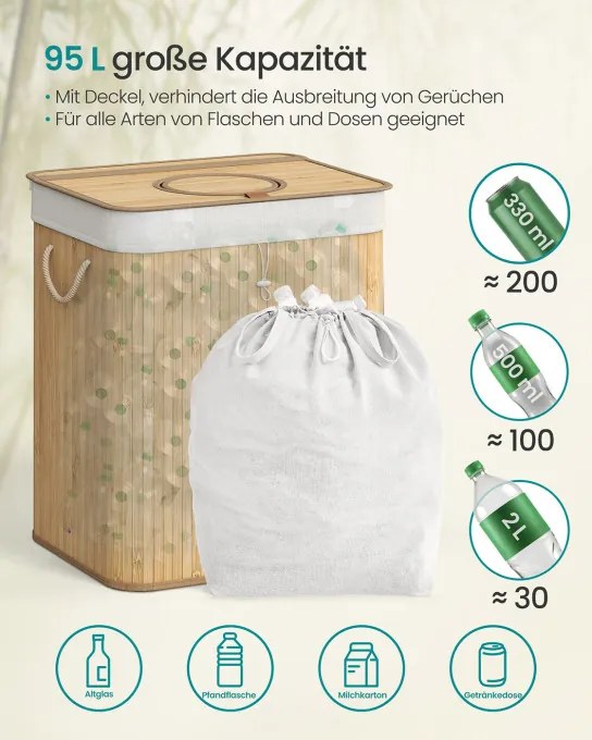 Kôš na PET fľaše 95L RRB060Y01