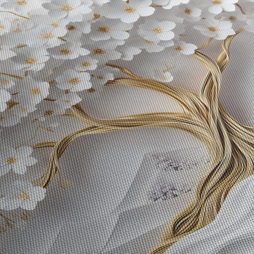 Obraz – 3D elegantný strom života plný kvetov (120x50 cm)