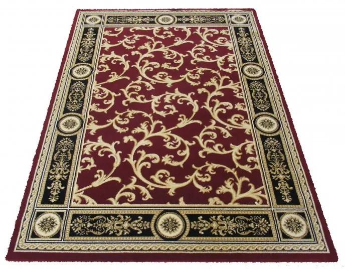 Luxusný koberec v červenej farbe vo vintage štýle Šírka: 160 cm | Dĺžka: 220 cm