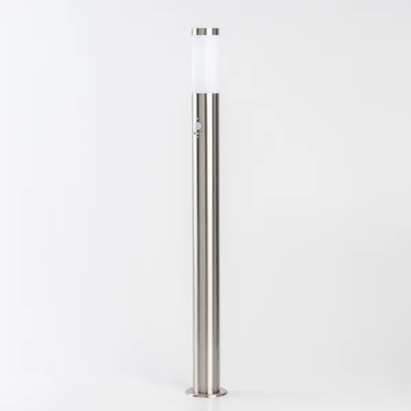 BRILAGI - Vonkajšia lampa so senzorom ELIA 1xE27/20W/230V IP44 100 cm chróm