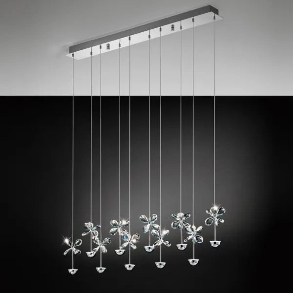 Eglo 93663 - LED Luster na lanku PIANOPOLI 10xLED/2,5W/230V