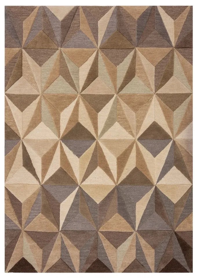 Béžový vlnený koberec 120x170 cm Reverie – Flair Rugs