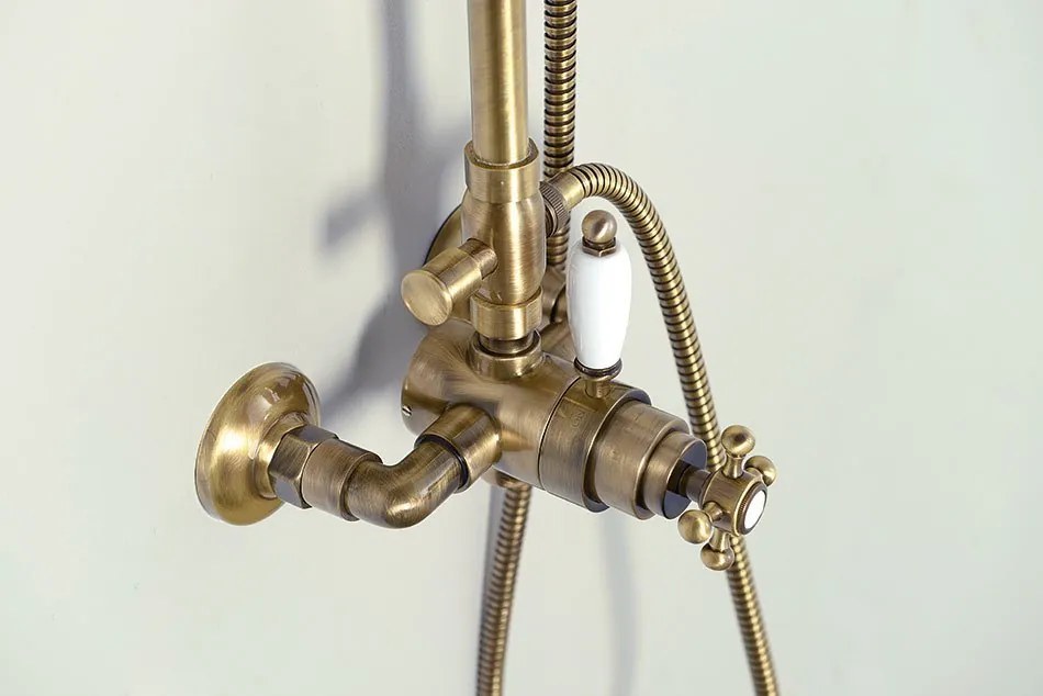Sapho Sapho, ANTEA sprchový stĺp s termostatickou batériou, bronz, SET046
