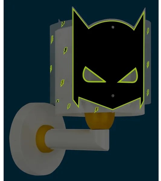 Dalber 61809 - Detské nástenné svietidlo DARK HERO 1xE27/15W/230V