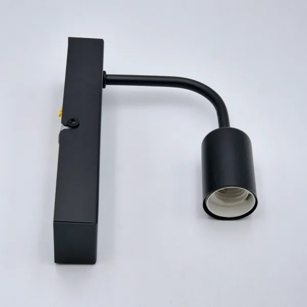 Nástenné svietidlo ASTRID 1xE27/60W/230V matná čierna