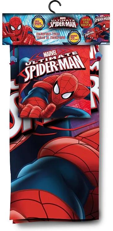 EUROSWAN Sada osuška a taška Spiderman Polyester 70x140 cm