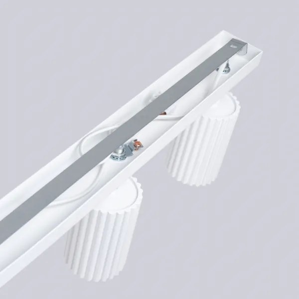 Sollux SL.1543 - Bodové svietidlo KARBON 3xGU10/10W/230V biela