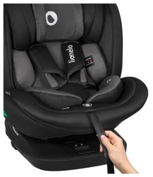 Lionelo - Autosedačka BASTIAAN i-Size 40-150 cm čierna/šedá