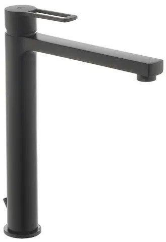 Paffoni Vallone vysoká umývadlová batéria ringo s výpusťou čierna RIN085NO