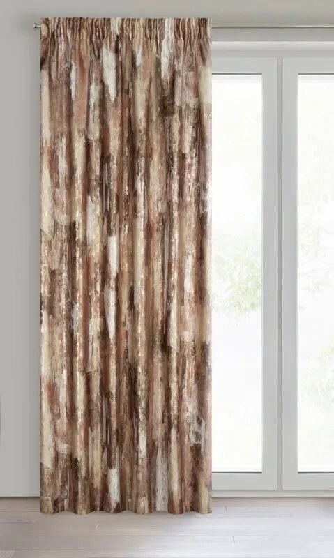 ZÁVES ELLA NA PASKE 140X270 CM TEHLOVÝ