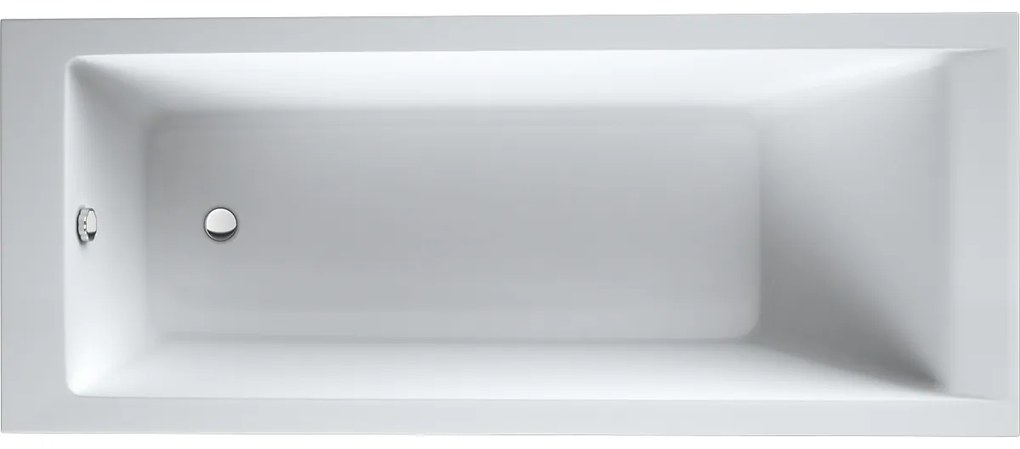 Oltens Langfoss obdĺžniková vaňa 170x75 cm biela 10005000