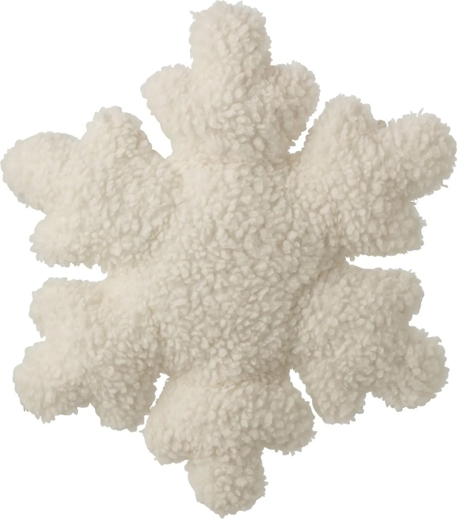 Plyšový dekoračný vankúš Snehová vločka Snowflake – 49*11*54 cm