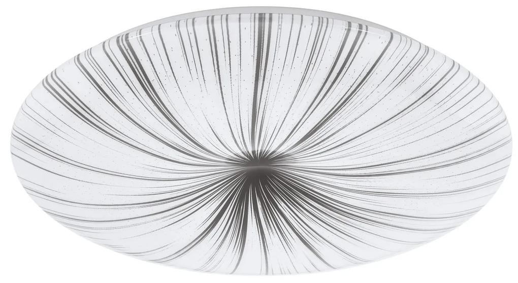 EGLO Stropné LED svietidlo v modernom štýle NIEVES, čiernobiele, 51cm