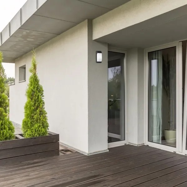 Rabalux 7796 - Vonkajšie nástenné svietidlo OPOLE 1xE27/12W/230V IP65