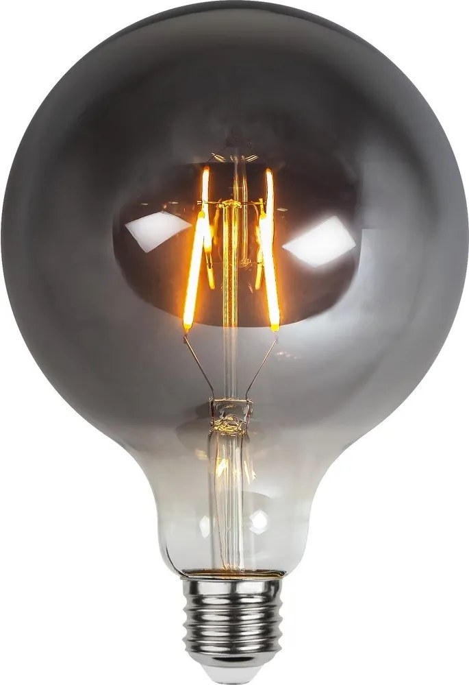 Teplá LED/filamentová žiarovka E27, 2 W Plain Smoke – Star Trading