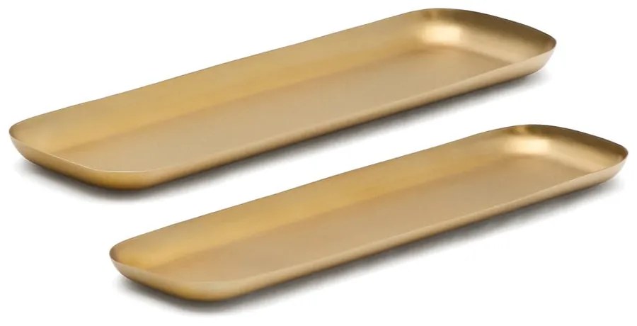 Antikoro tácky v súprave 2 ks 12,5x41 cm Aruc – Kave Home