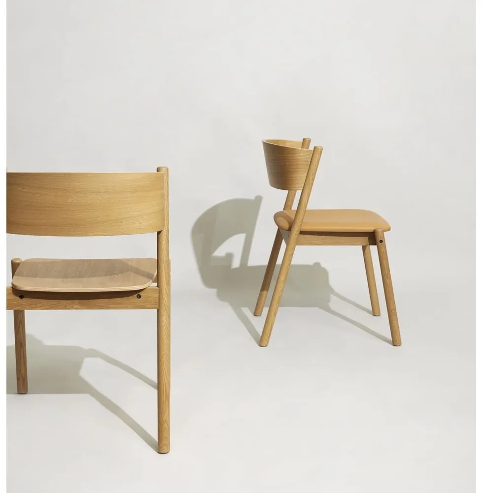 Jedálenské stoličky z dubového dreva Oblique - Hübsch