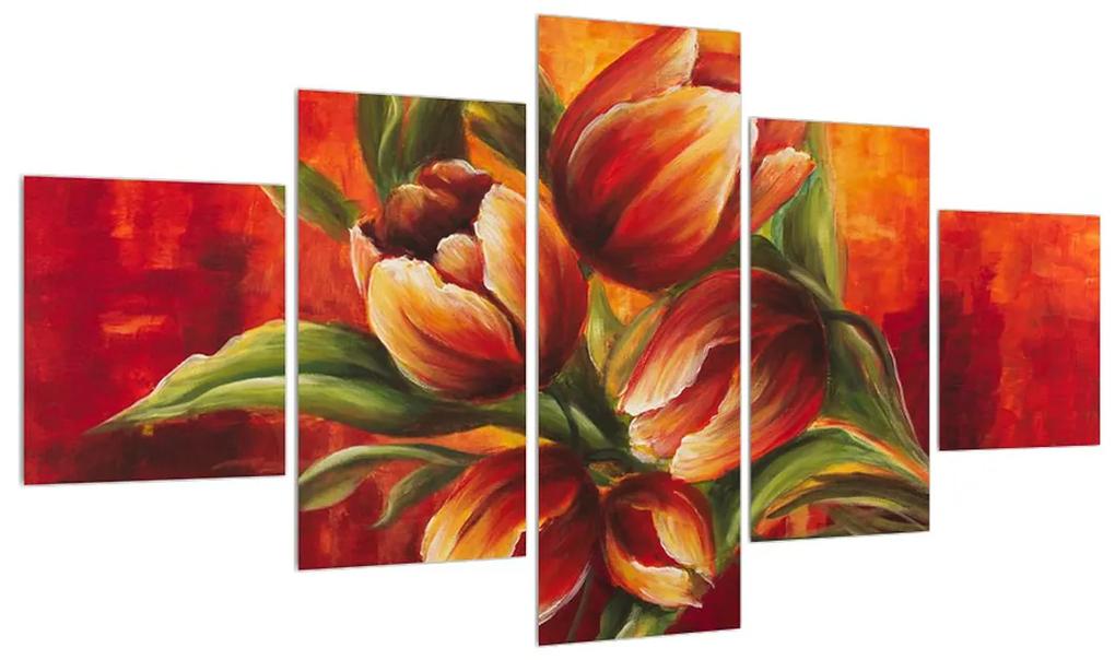Obraz kvetov tulipánov (K011616K12570)