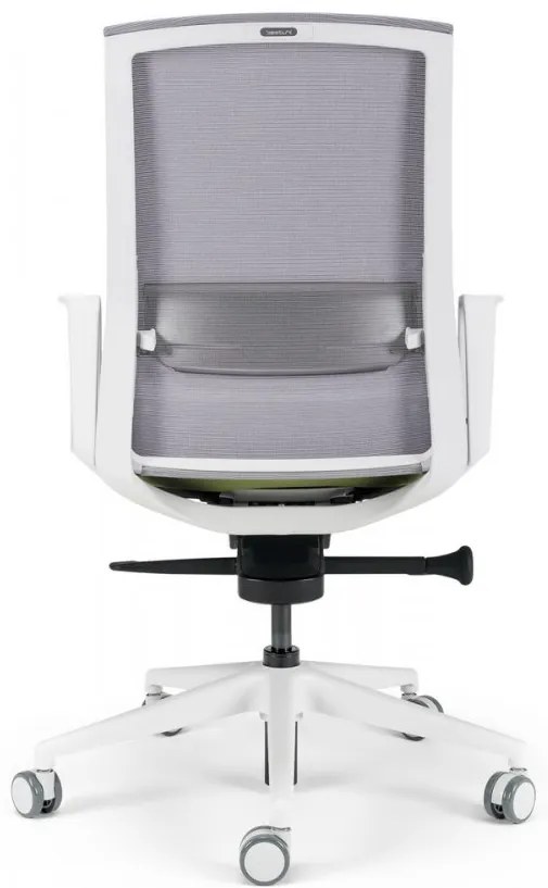 Kancelárska ergonomická stolička BESTUHL S27 WHITE — viac farieb, snímateľný poťah Sivá