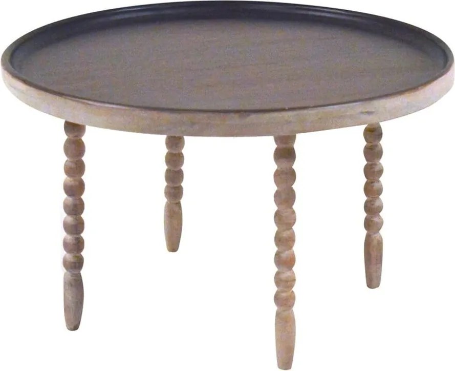 Konferenčný stolík z mangového dreva Støraa Knoxville, Ø 60 cm