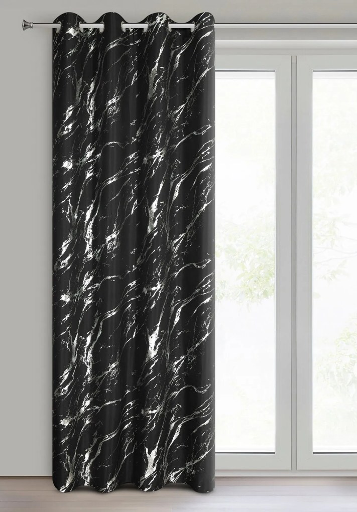 ZÁVES NA KRÚŽKOCH LANI 140X250 CM VZOROVANÁ