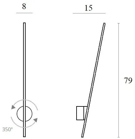 MAXLIGHT W0212 - LED Vonkajšie nástenné svietidlo SPIDER LED/8,4W/230V IP44 biela