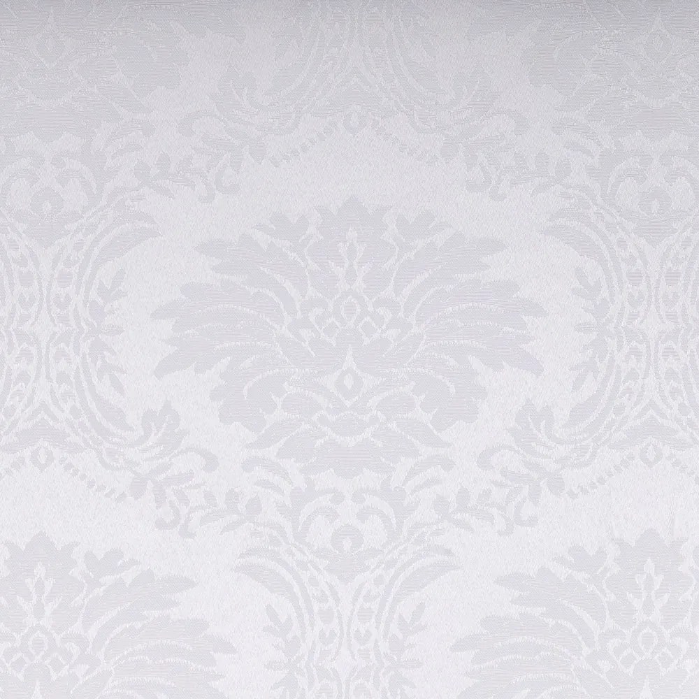 Biante Dekoračný záves Monako PM-122 Zámocký vzor biely - šírka 270 cm 270x240 cm
