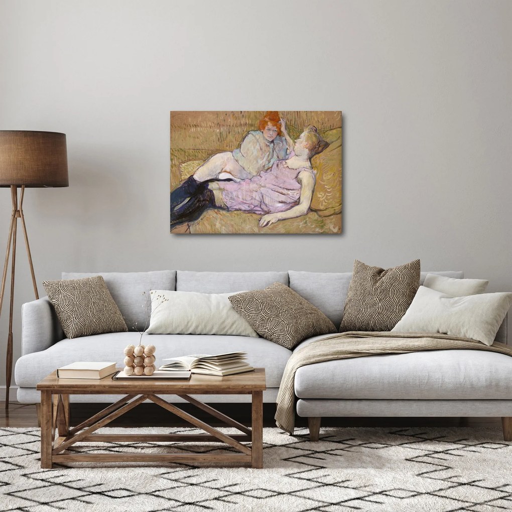 Obraz - Henri de Toulouse-Lautrec, The Sofa, reprodukcia (70x50 cm)