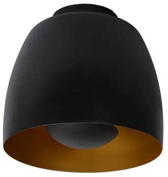 Lucide 30188/01/30 - Stropné svietidlo NOLAN 1xE27/60W/230V pr. 24 cm čierna